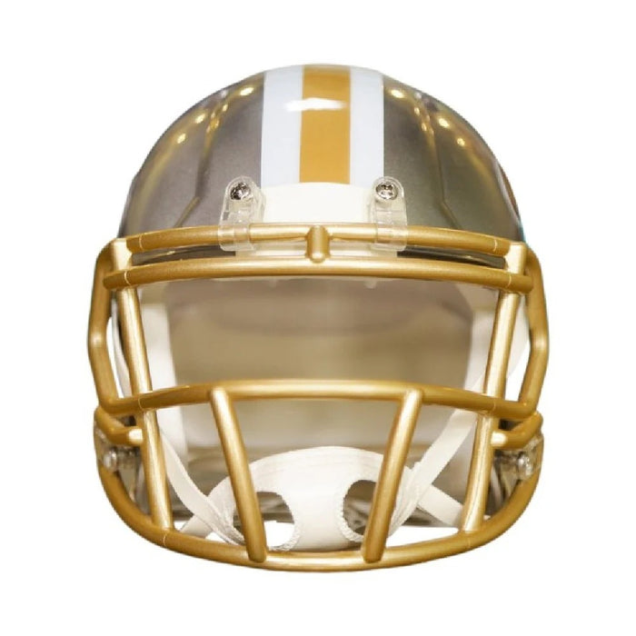 New Orleans Saints Riddell Mini Speed Helmet - Flash - Game Day Treasures