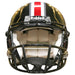 Ohio State Buckeyes Authentic Speed Helmet - Satin Black with Red Buckeyes - Game Day Treasures