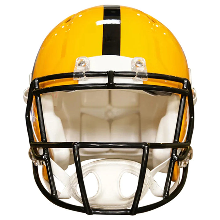 Pittsburgh Steelers Authentic Throwback Speed Helmet - Gold - Game Day Treasures