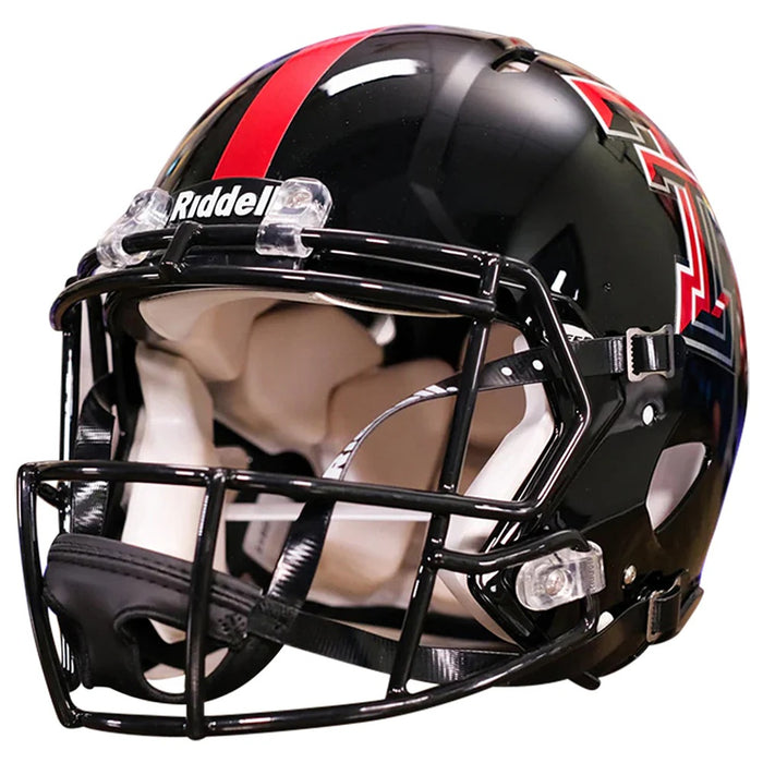 chrome raiders football helmet Texas Tech Red Raiders Authentic Speed Helmet