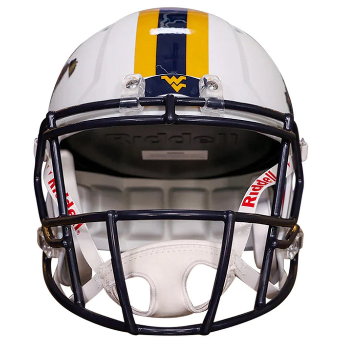 West Virginia Mountaineers Replica Speed Helmet - Backyard Brawl - Game Day Treasures