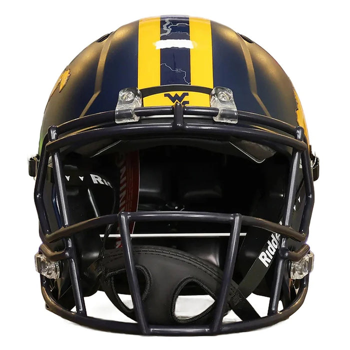 West Virginia Mountaineers Authentic Speed Helmet - 2023 Country Roads - Game Day Treasures