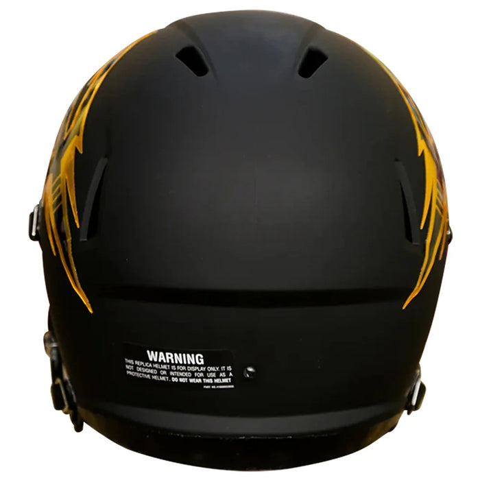 Arizona State Sun Devils Replica Black Satin Speed Helmet