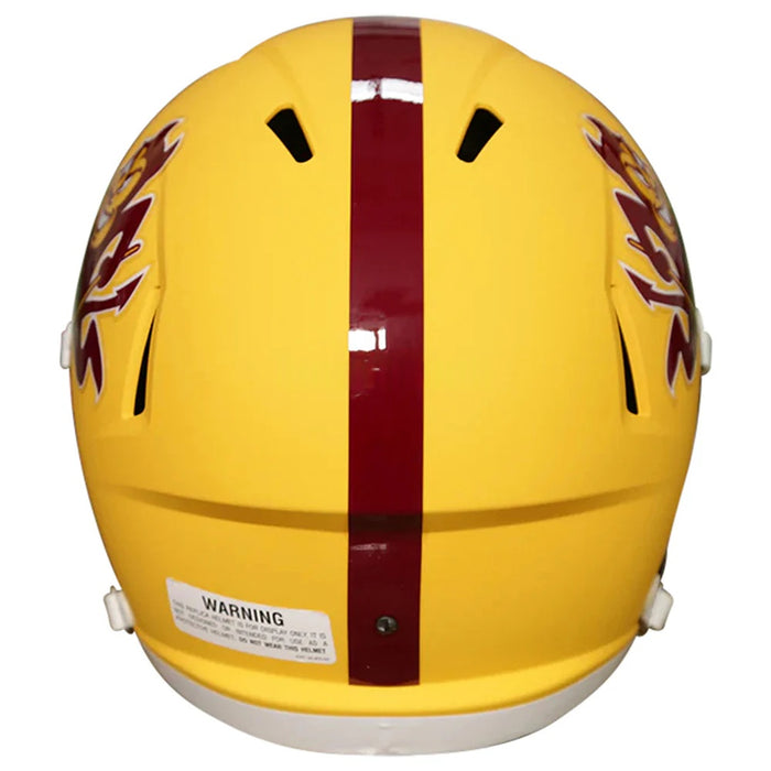 Arizona State Sun Devils Replica Speed Helmet - Satin Yellow Sparky - Game Day Treasures