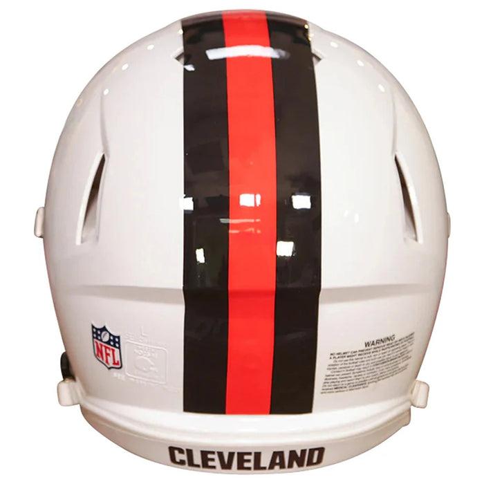 Cleveland Browns Authentic Speed Helmet - 2023 White Out - Game Day Treasures