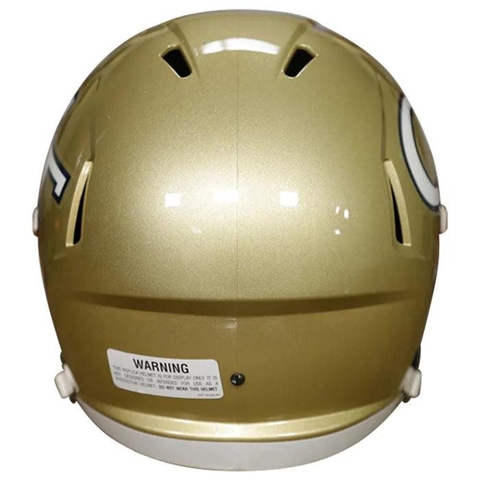 authentic yellow bike football helmet shell Georgia Tech Yellow Jackets Speed Replica Full Size Football Helmet