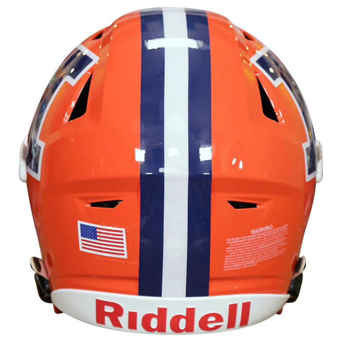 Illinois Fighting Illini Authentic SpeedFlex Helmet - Orange - Game Day Treasures