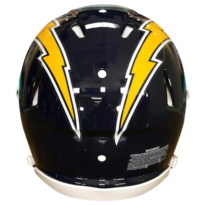 chargers motorcycle helmet San Diego Chargers Authentic Speed Throwback Football Helmet 1974-1987