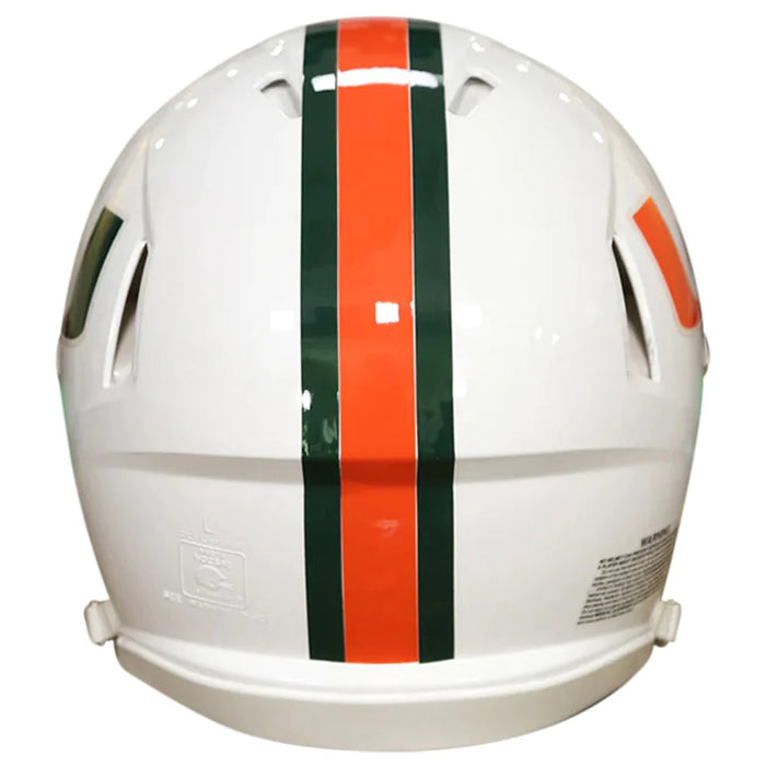 Miami Hurricanes Authentic Riddell Speed Helmet - Game Day Treasures