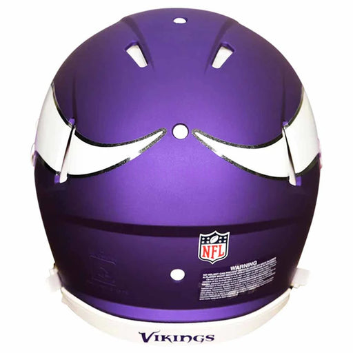 Minnesota Vikings Authentic Riddell Speed Helmet - Satin Purple - Game Day Treasures