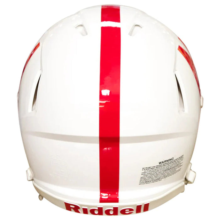 Nebraska Cornhuskers Authentic Speed Helmet - White Metallic - Game Day Treasures