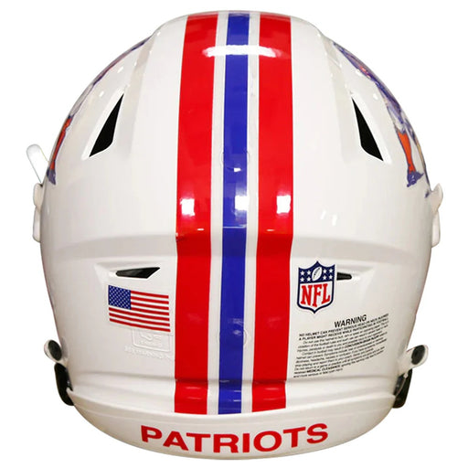 New England Patriots Throwback SpeedFlex Helmet (1982-1989) - Game Day Treasures
