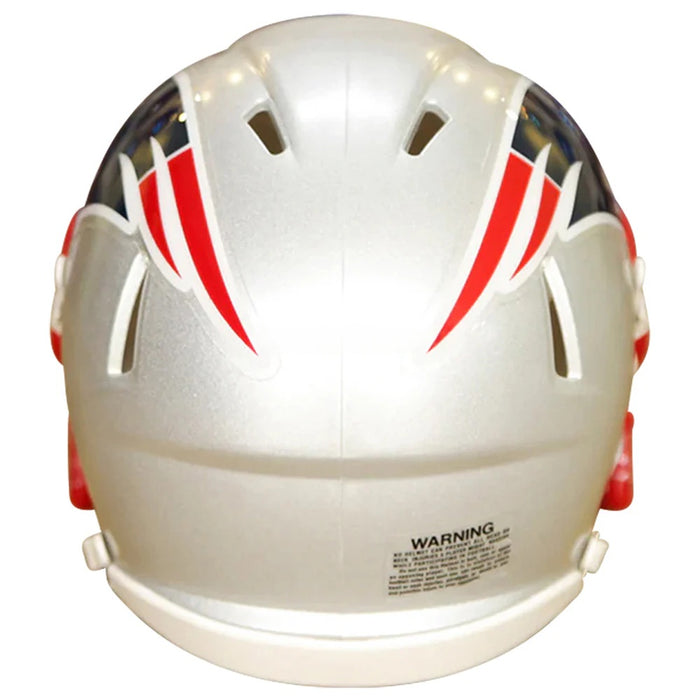New England Patriots Riddell Mini Speed Helmet - Game Day Treasures