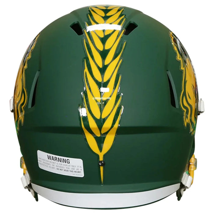 North Dakota State Bison Replica Speed Helmet - Flat Green - Game Day Treasures