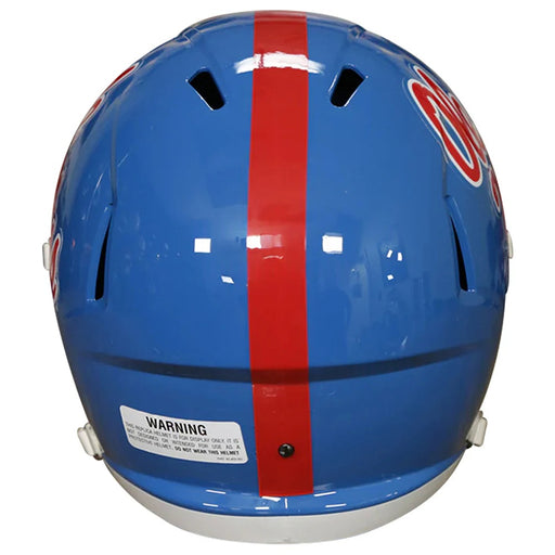 Mississippi (Ole Miss) Rebels Replica Speed Helmet - Powder Blue - Game Day Treasures