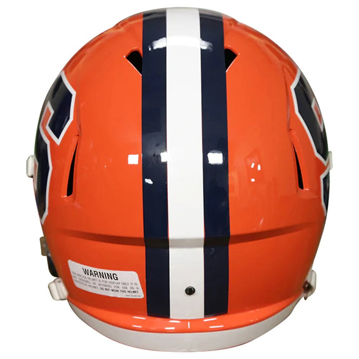 Syracuse Orangemen Replica Riddell Speed Helmet - Game Day Treasures
