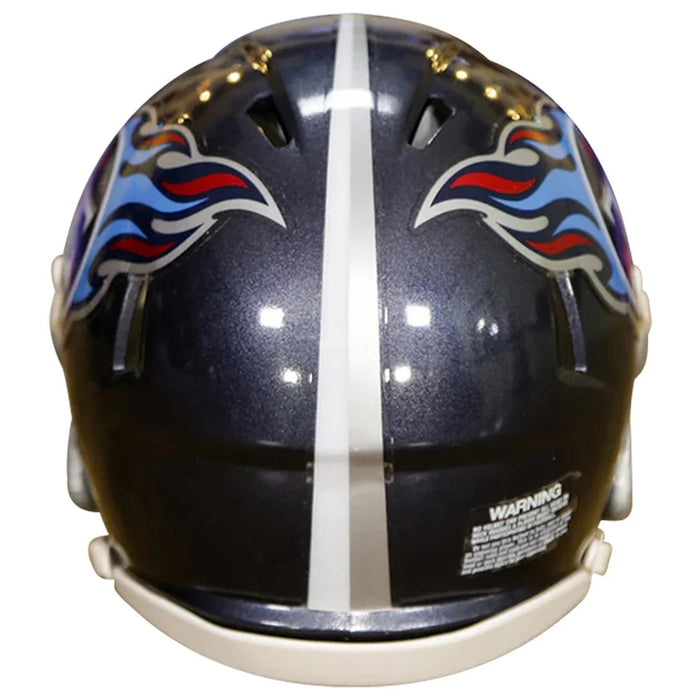 Tennessee Titans Mini Speed Helmet - Satin Navy Metallic - Game Day Treasures