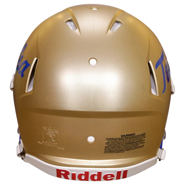 Tulsa Golden Hurricane Authentic Speed Helmet - Script - Game Day Treasures