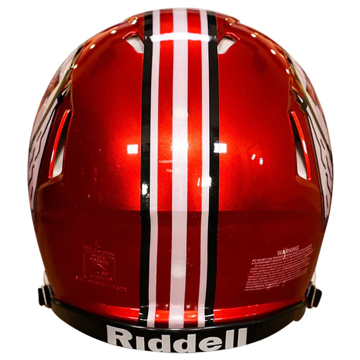 Utah Utes Authentic Riddell Speed Helmet - Radiant Red - Game Day Treasures