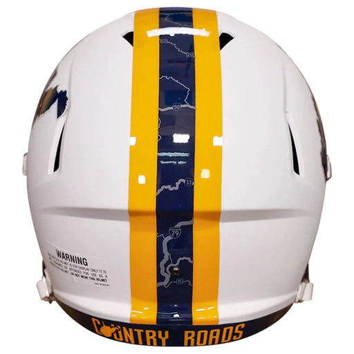 West Virginia Mountaineers Replica Speed Helmet - Backyard Brawl - Game Day Treasures
