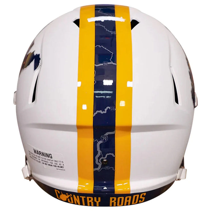 West Virginia Mountaineers Replica Speed Helmet - Backyard Brawl - Game Day Treasures