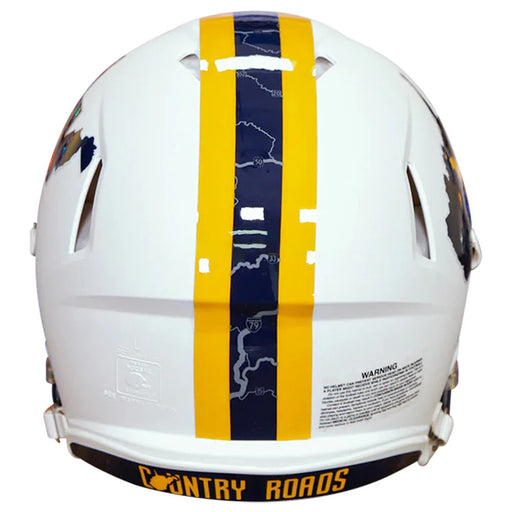 West Virginia Mountaineers Authentic Speed Helmet - Backyard Brawl - Game Day Treasures