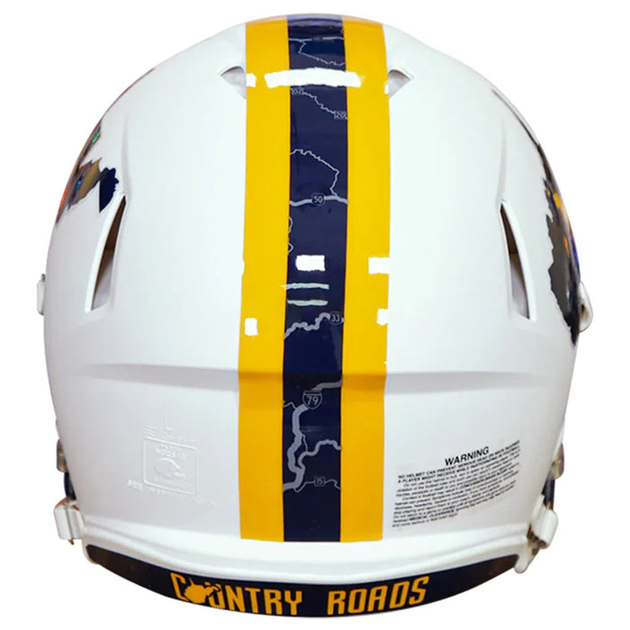 West Virginia Mountaineers Authentic Speed Helmet - Backyard Brawl - Game Day Treasures