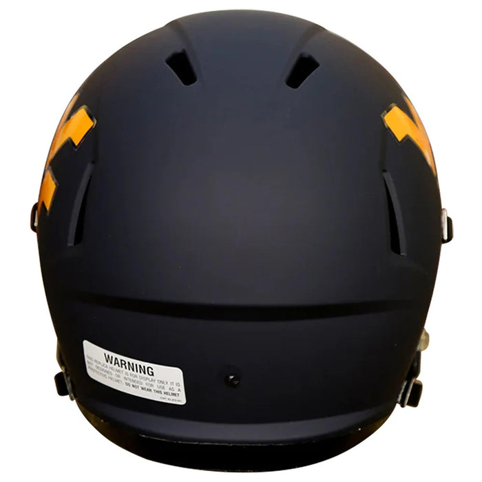 West Virginia Mountaineers Replica Speed Helmet - Satin Navy - Game Day Treasures
