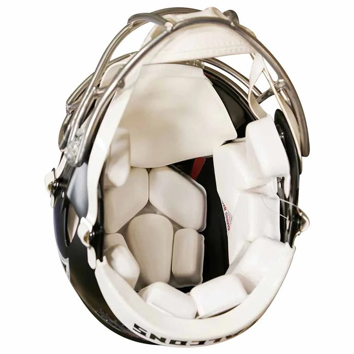 Atlanta Falcons Authentic Speed Helmet - Satin Nickel Mask - Game Day Treasures