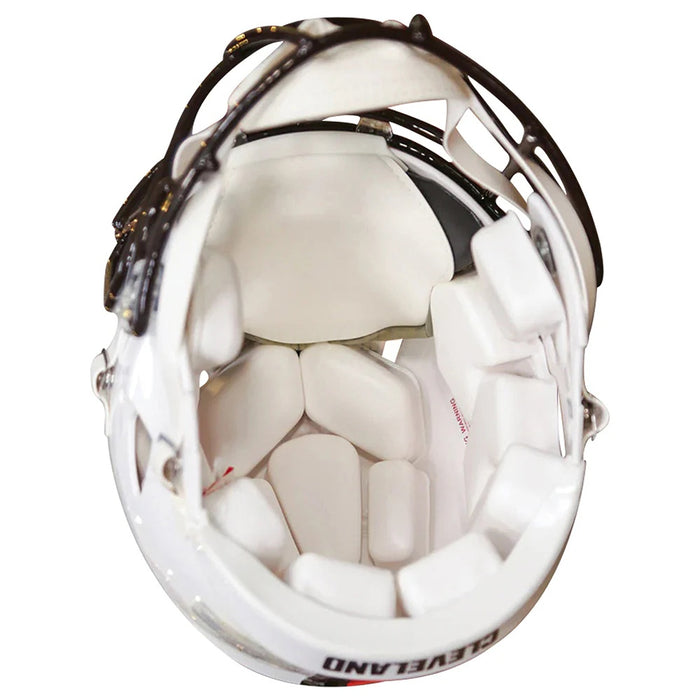 Cleveland Browns Authentic Speed Helmet - 2023 White Out - Game Day Treasures