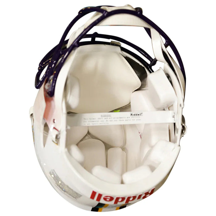 LSU Tigers Authentic Riddell Speed Helmet - White - Game Day Treasures