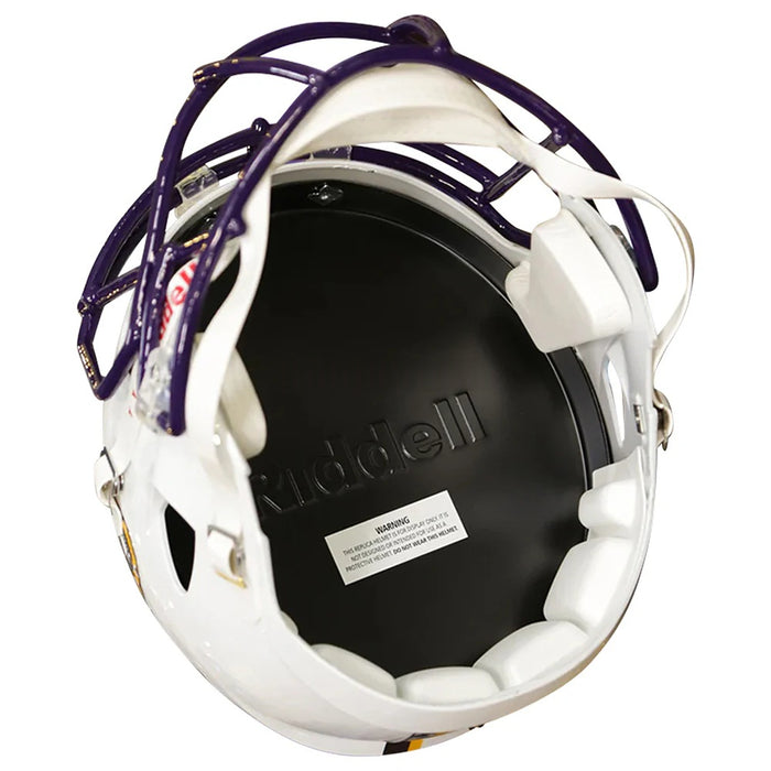 LSU Tigers Replica Riddell Speed Helmet - White - Game Day Treasures