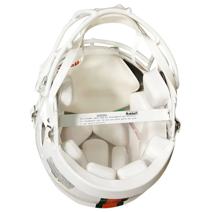 Miami Hurricanes Authentic Riddell Speed Helmet - Game Day Treasures