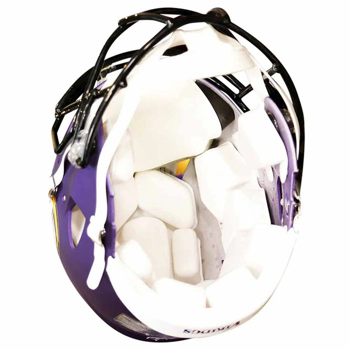 Minnesota Vikings Authentic Riddell Speed Helmet - Satin Purple - Game Day Treasures