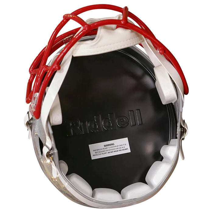 New Mexico Lobos Replica Speed Helmet - Silver - Game Day Treasures