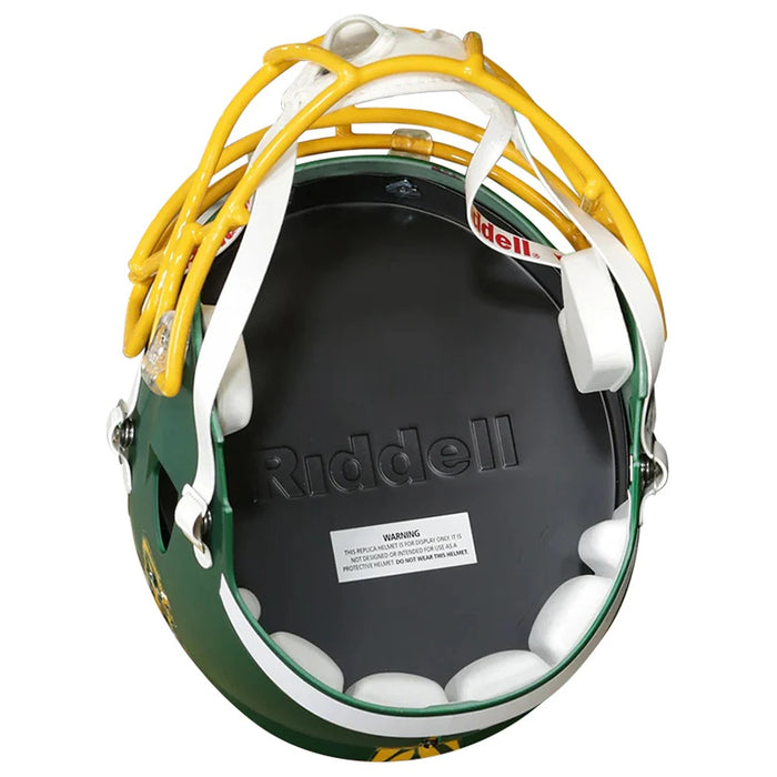 North Dakota State Bison Replica Speed Helmet - Flat Green - Game Day Treasures