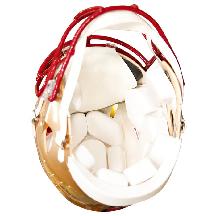 San Francisco 49ers Authentic Throwback Speed HHelmet (1996-2008) - Game Day Treasures