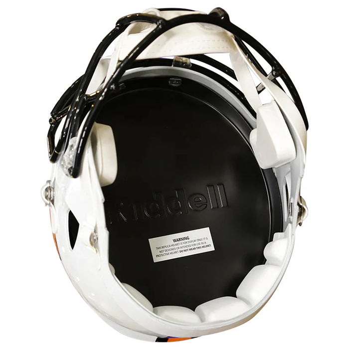 Tennessee Volunteers Replica Speed Helmet - Dark Mode White - Game Day Treasures