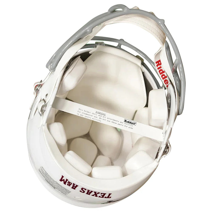 Texas A&M Aggies Authentic Speed Helmet - White - Game Day Treasures