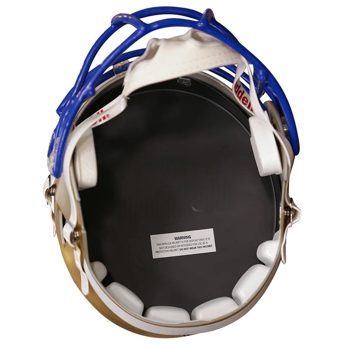 Tulsa Golden Hurricane Replica Speed Helmet - Script - Game Day Treasures