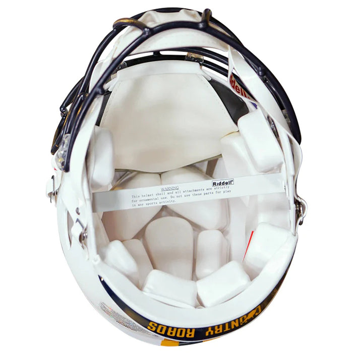 West Virginia Mountaineers Authentic Speed Helmet - Backyard Brawl - Game Day Treasures