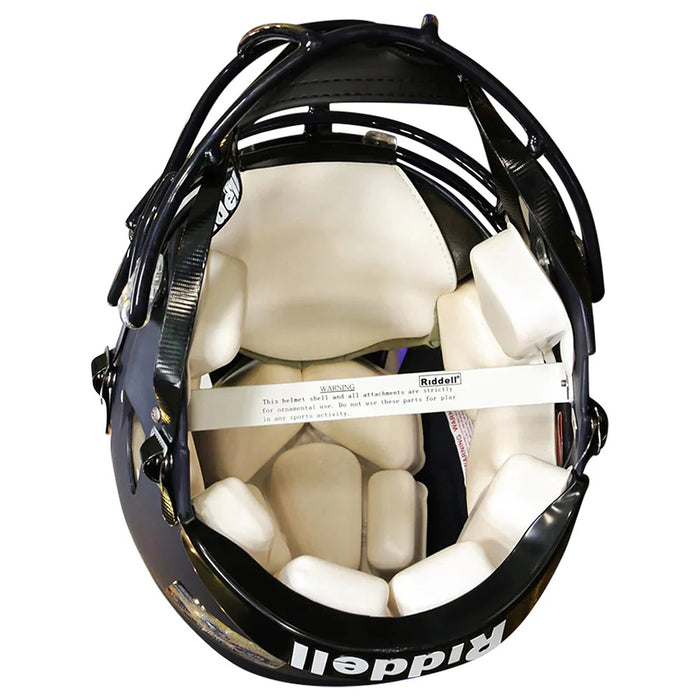 West Virginia Mountaineers Authentic Speed Helmet - Matte Navy - Game Day Treasures