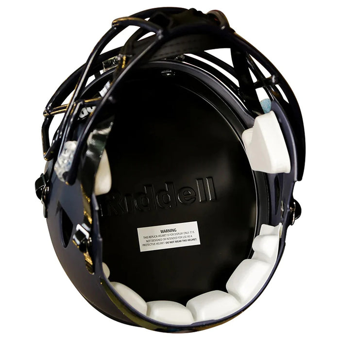 West Virginia Mountaineers Replica Speed Helmet - Satin Navy - Game Day Treasures