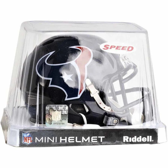 Houston Texans Mini Throwback Speed Helmet - 2002 to 2023 - Game Day Treasures