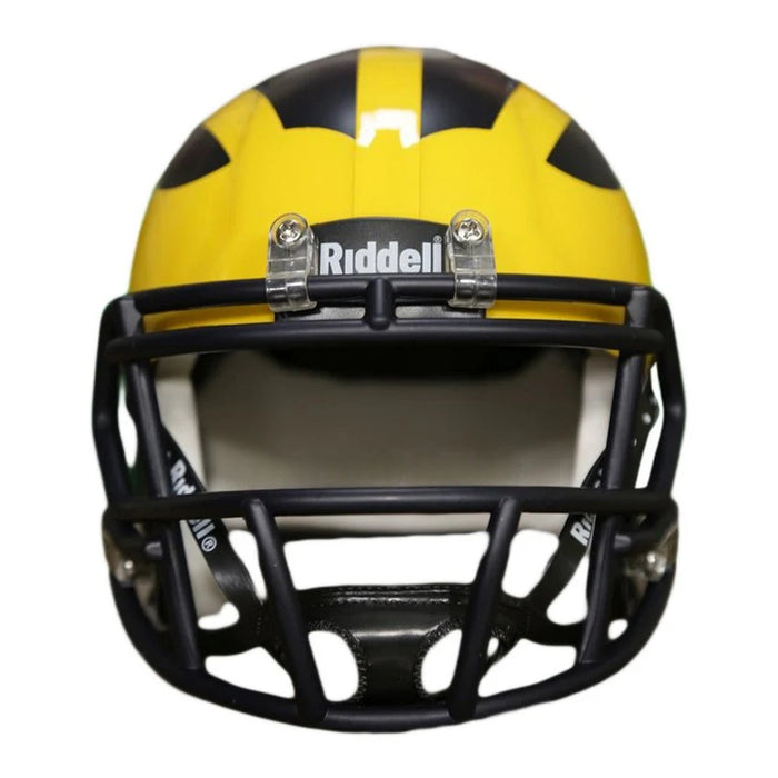 buy michigan football helmet Michigan Wolverines Riddell Mini Speed Helmet