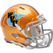 West Virginia Mountaineers Mini Speed Helmet - Gold Throwback - Game Day Treasures