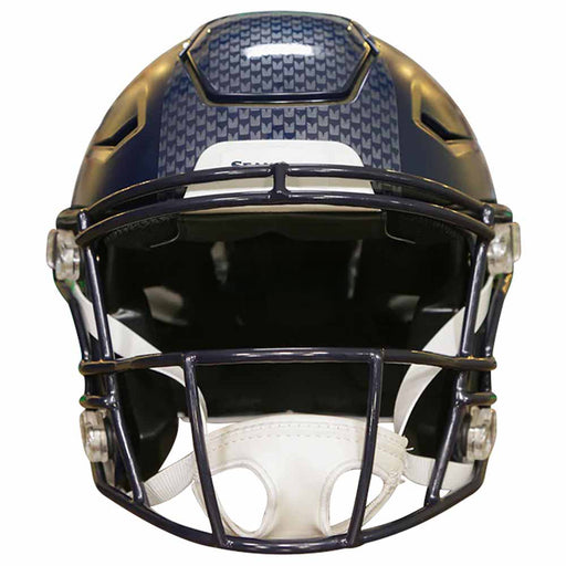 Seattle Seahawks Authentic SpeedFlex Helmet - Matte Navy - Game Day Treasures