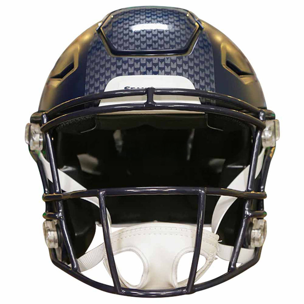 Seattle Seahawks Authentic SpeedFlex Helmet - Matte Navy — Game Day ...