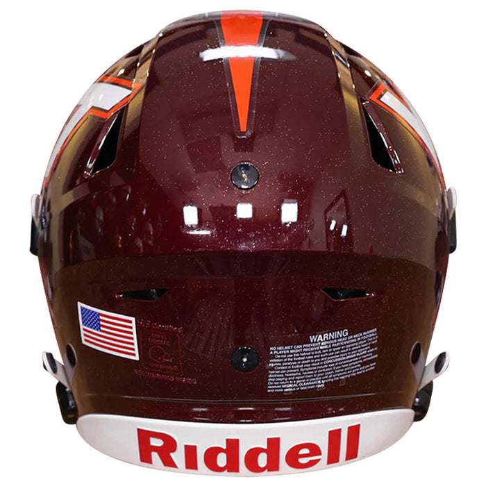 Virginia Tech Hokies Maroon Riddell NCAA Authentic SpeedFlex Full Size Helmet Virginia Tech Hokies Maroon Riddell NCAA Authentic SpeedFlex Full Size Helmet
