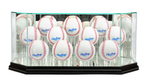 Eleven Baseball Display Case with Mirrors